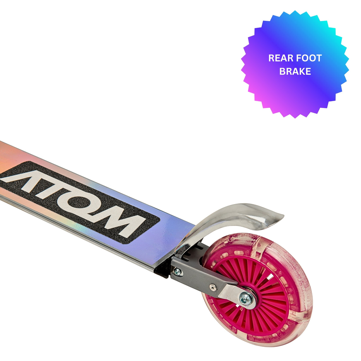 ATOM Light Up Inline Scooter - Holographic Scooters