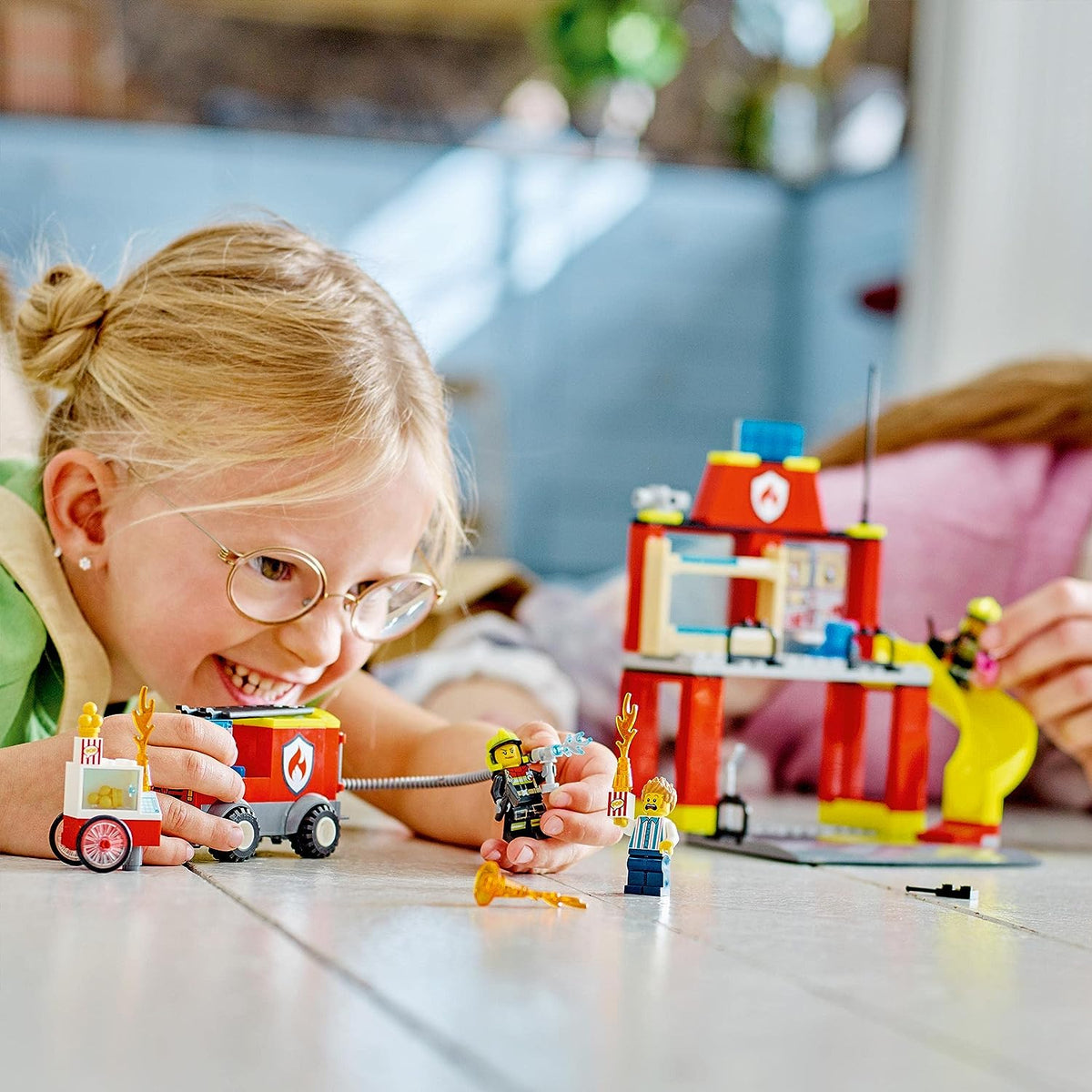 LEGO City Fire Station and Fire Engine