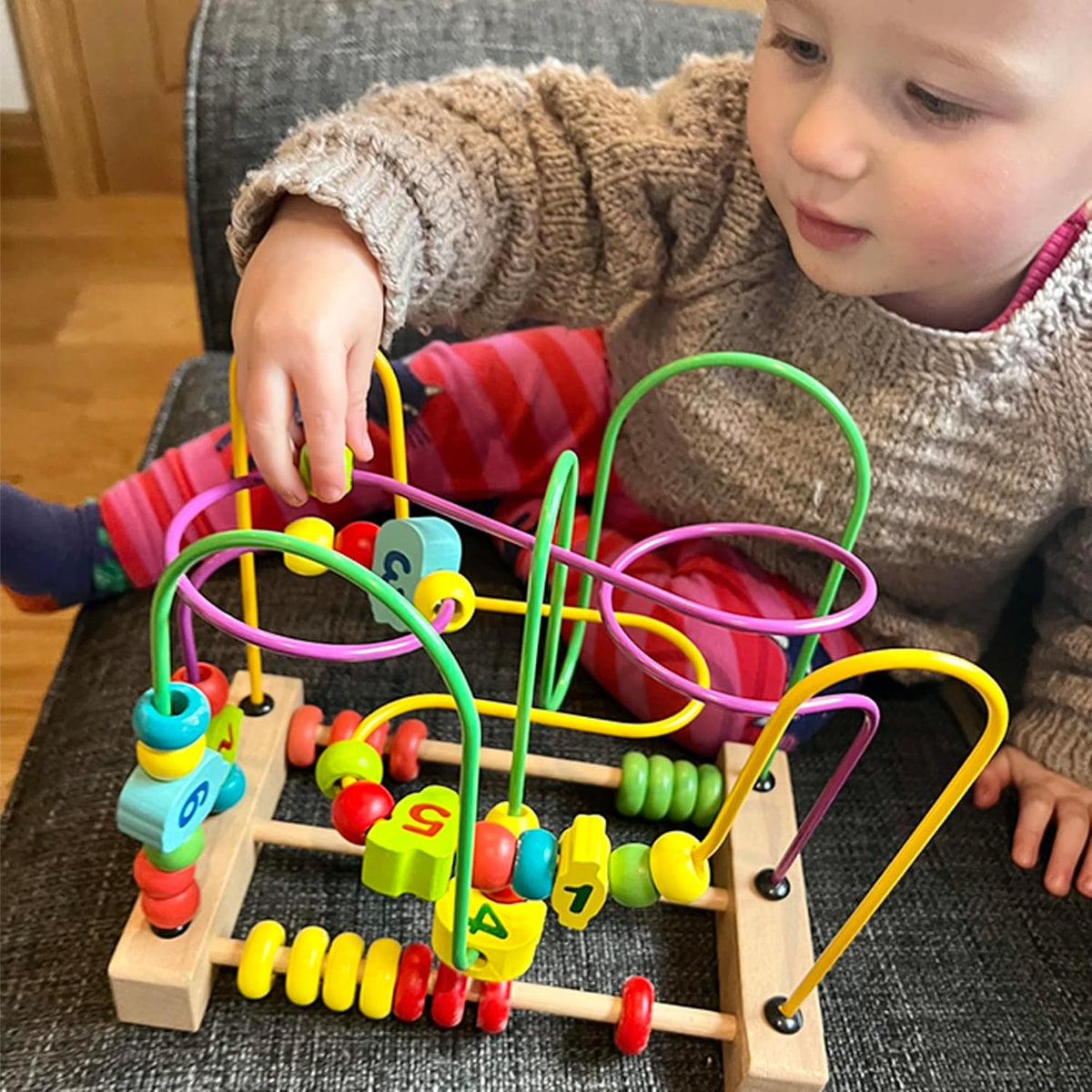 WoodWorks Bead Maze Activity Cube