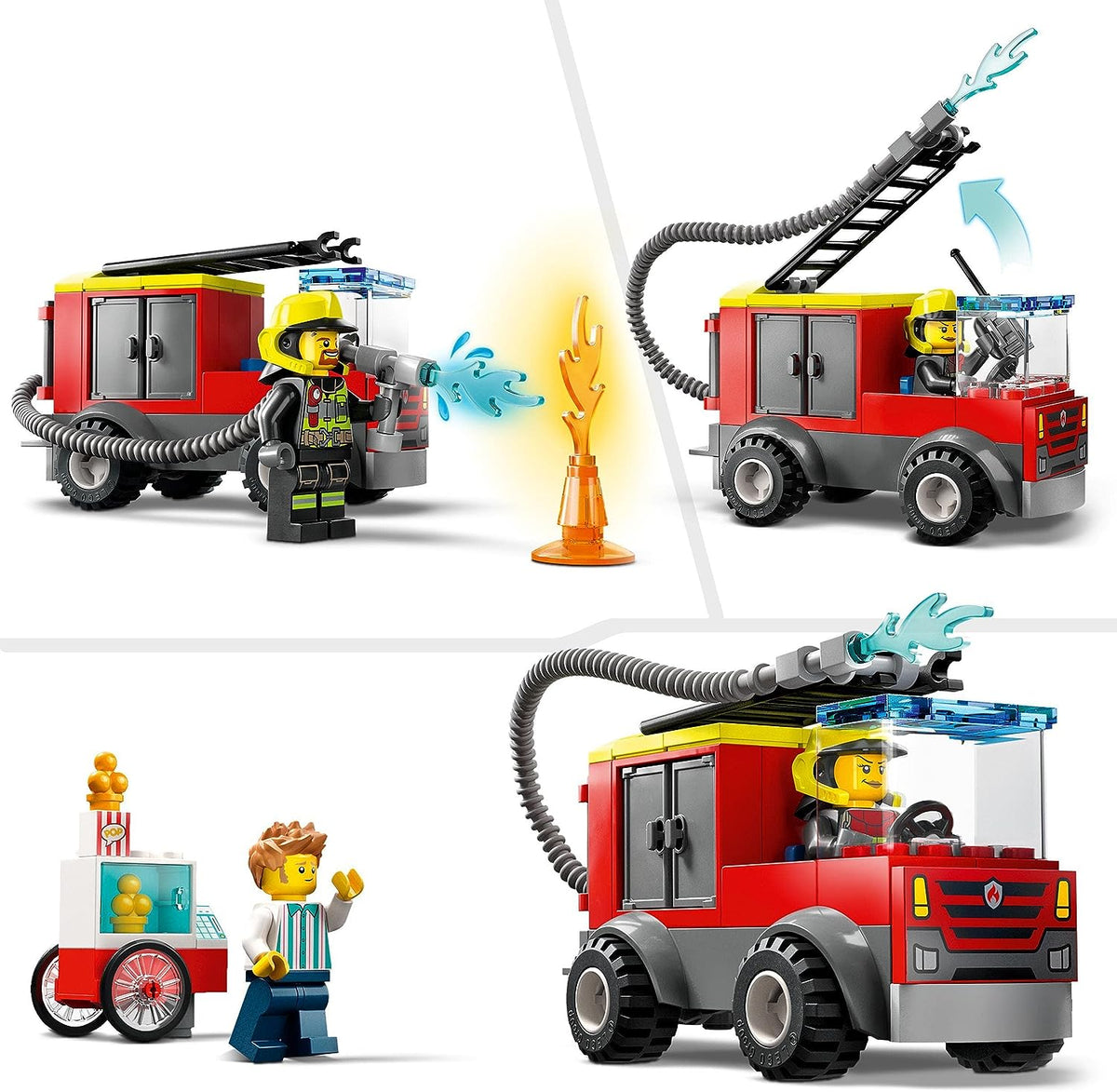 LEGO City Fire Station and Fire Engine