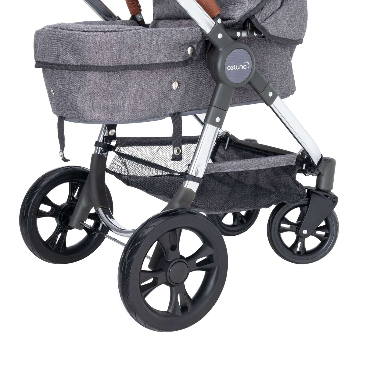 Celuna Premium Dolls Travel System - versatile doll stroller with 4 pram modes for comprehensive playtime options, stylish and sturdy design