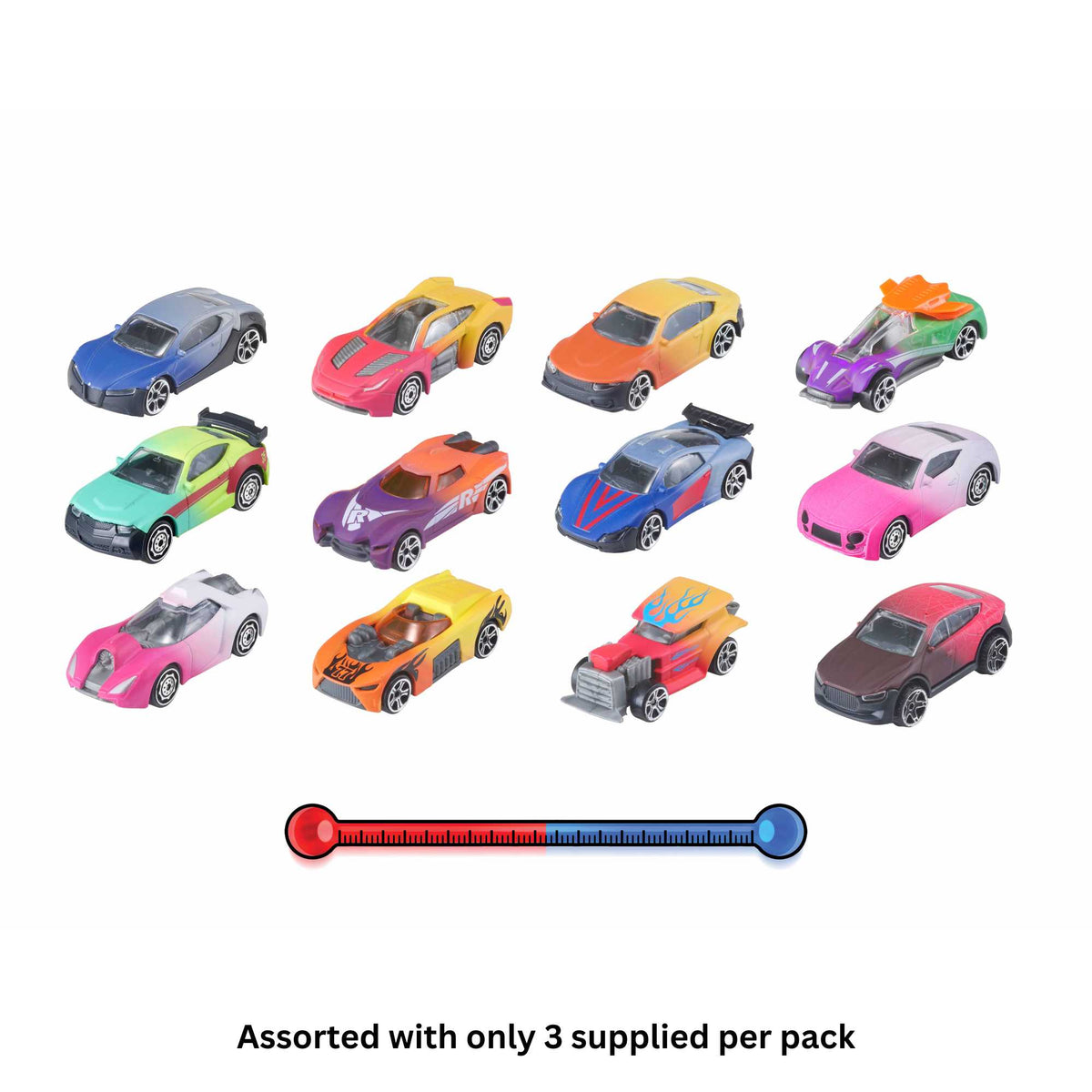 Teamsterz Colour Change Cars Playset - 3 Water Activated Colour Changing Cars Cars &amp; Transporters