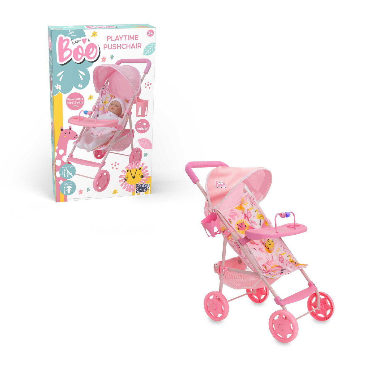 BabyBoo Jungle Playtime Dolls Pushchair Pushchairs