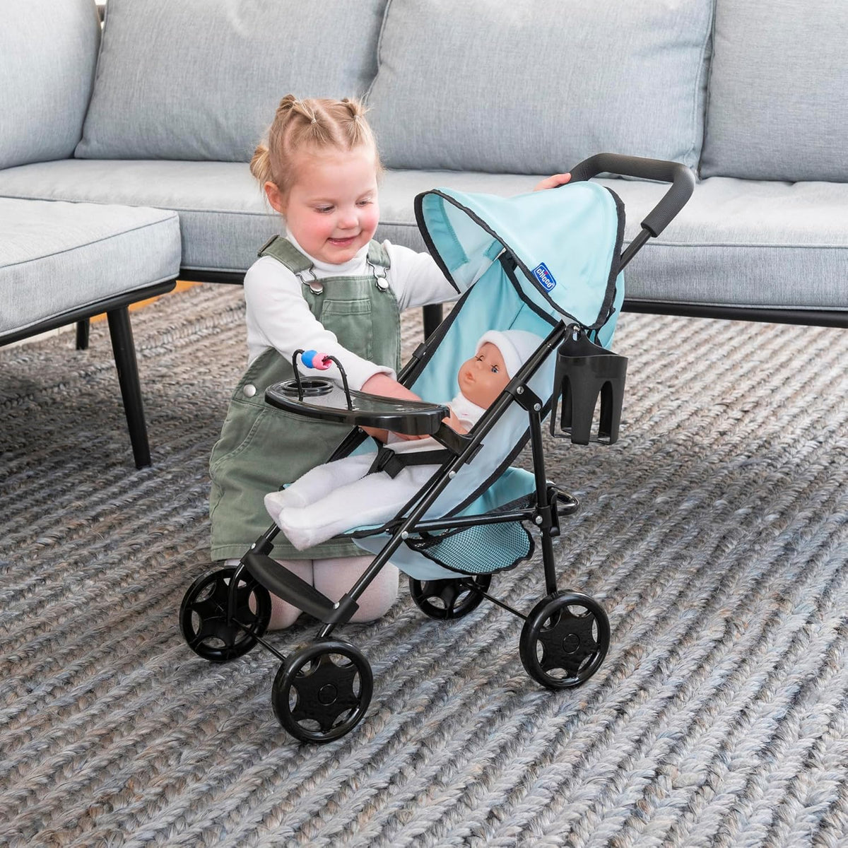 Chicco Ulala Playtime Dolls Pushchair - Blue Pushchairs