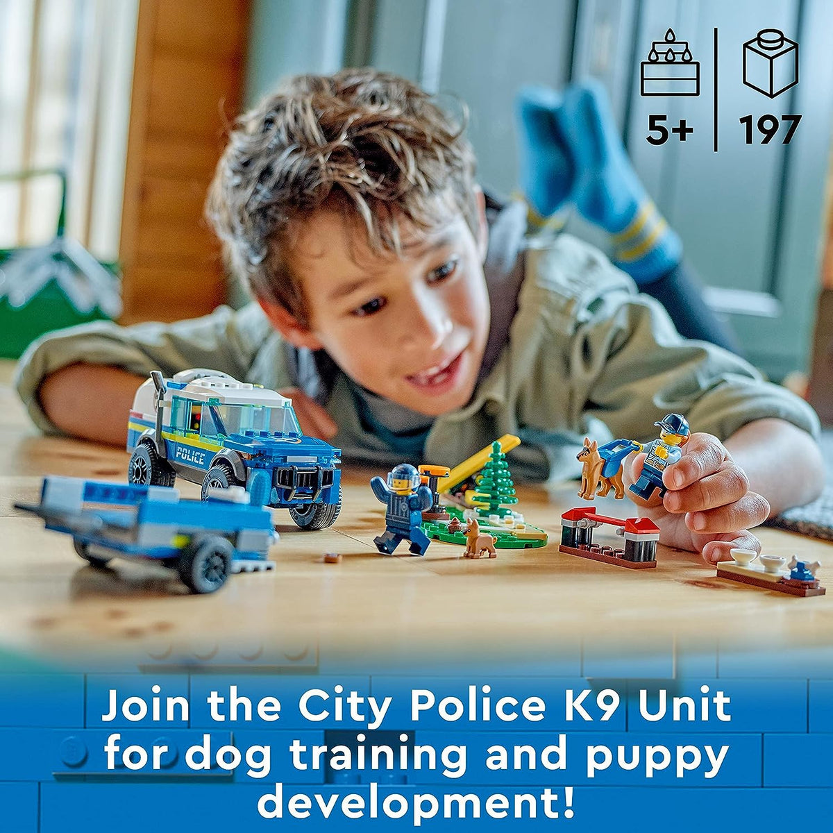 LEGO City Mobile Police Dog Training Set with Toy Car