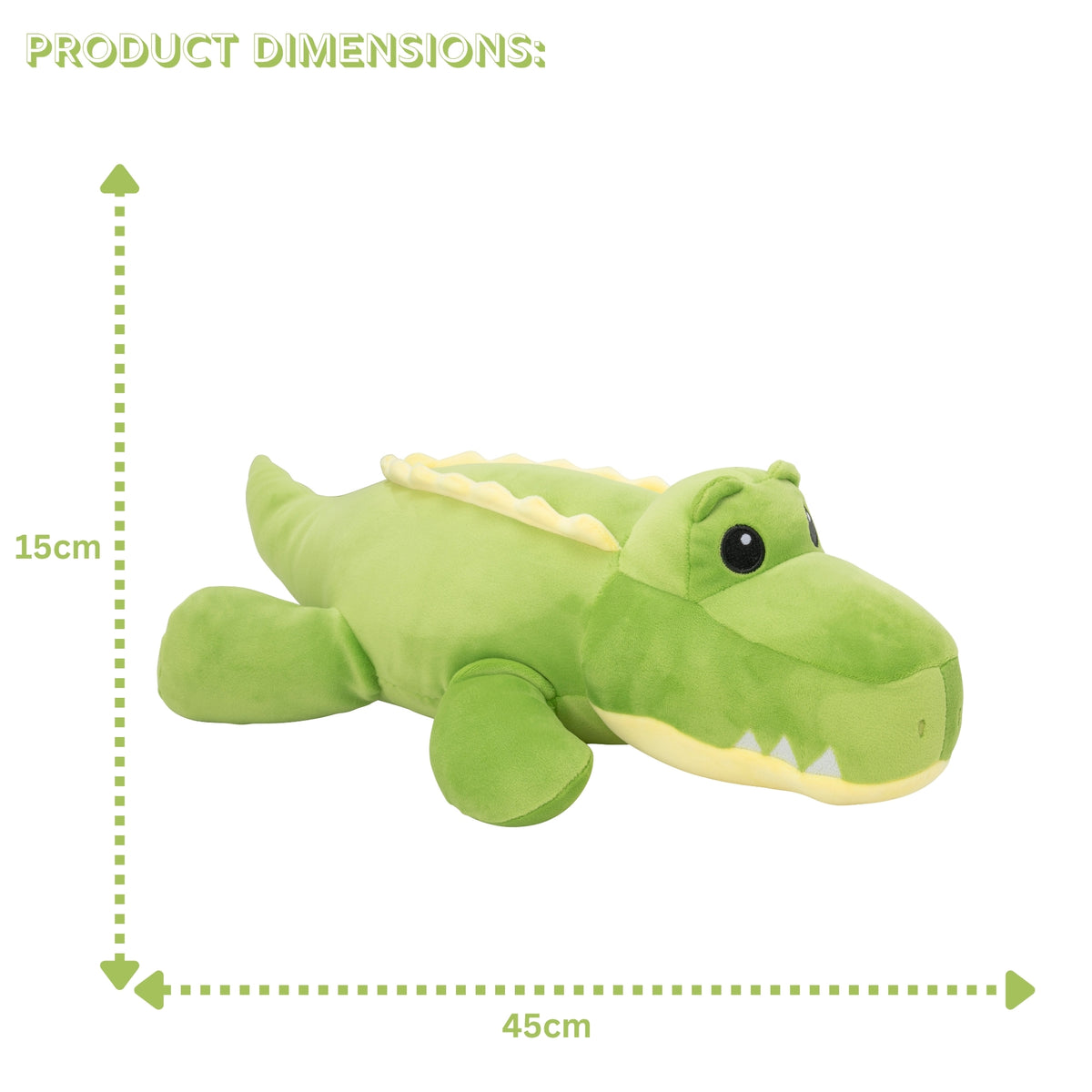 Cosy Cuddles Animal Plush Cushion - Crocodile Soft Toys
