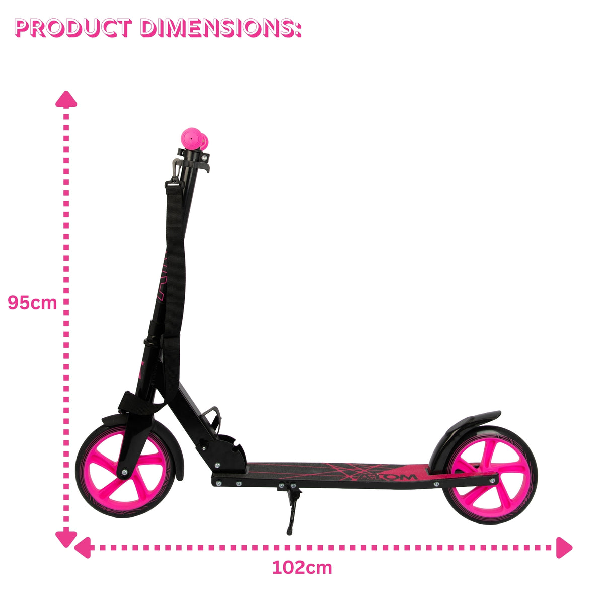 ATOM FlexiMax Scooter - Pink