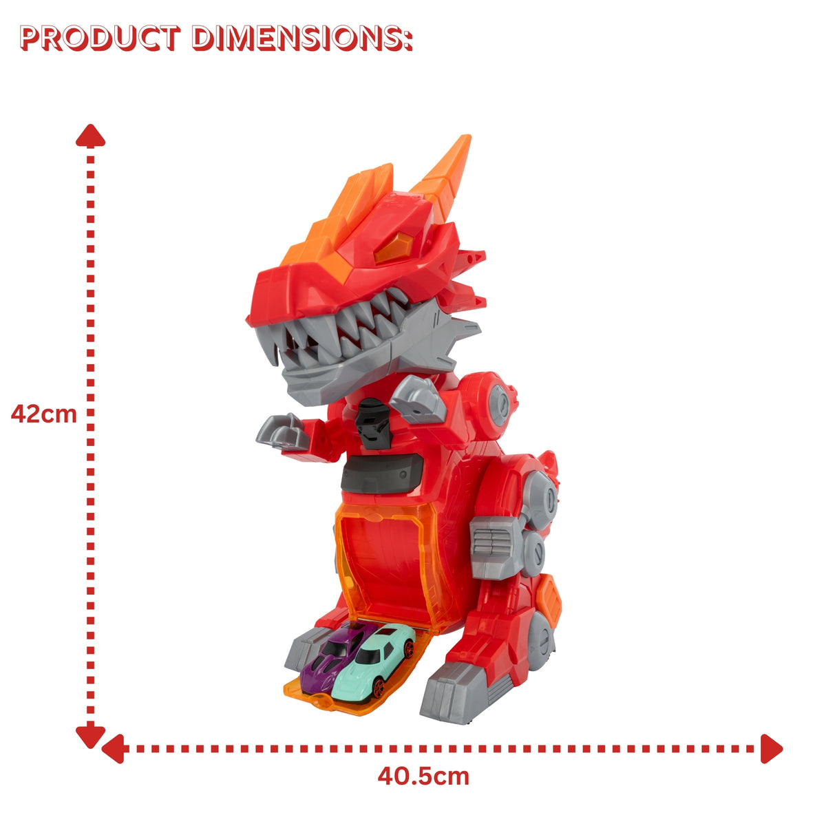 Teamsterz Robo Wreckers Mega Beast Playset - Includes Die-Cast Car Cars &amp; Transporters