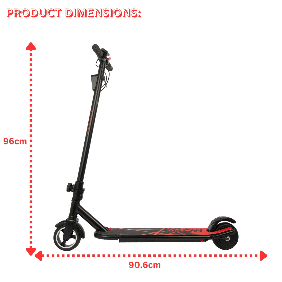 ATOM VT3 E-Scooter - Red &amp; Black Electric Scooters