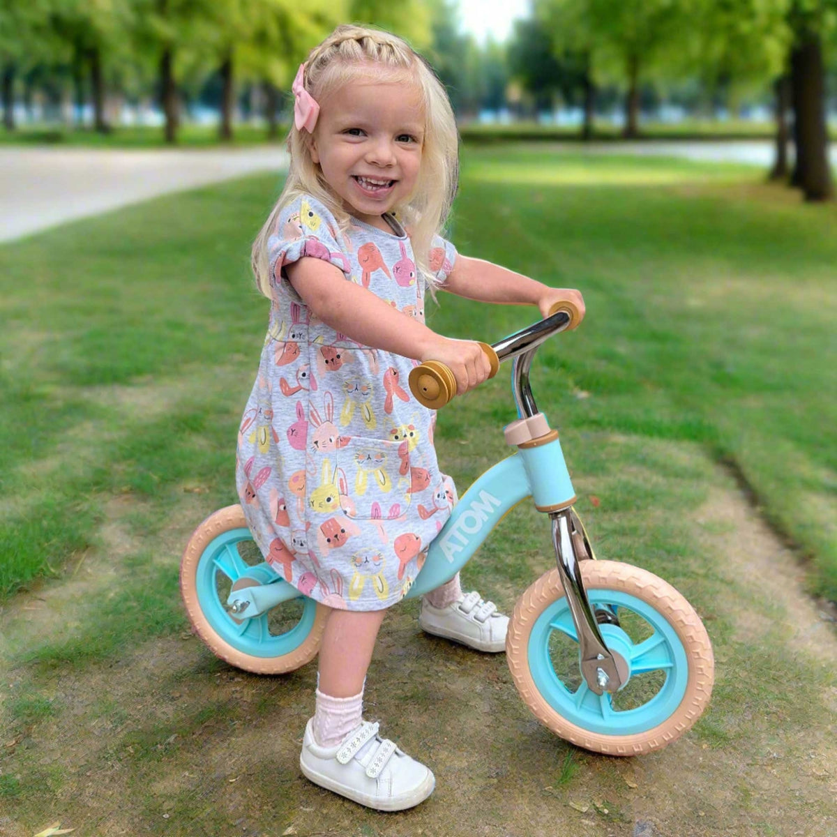 ATOM 10&quot; Glider Balance Bike - Mint Green Balance Bike