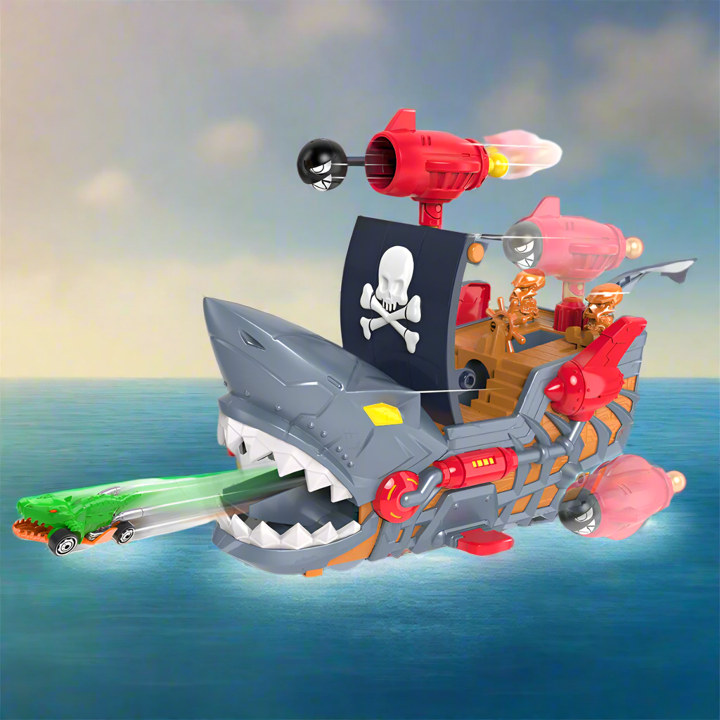 Teamsterz Pirate Ship Car Launcher - Includes 1 Car Cars &amp; Transporters