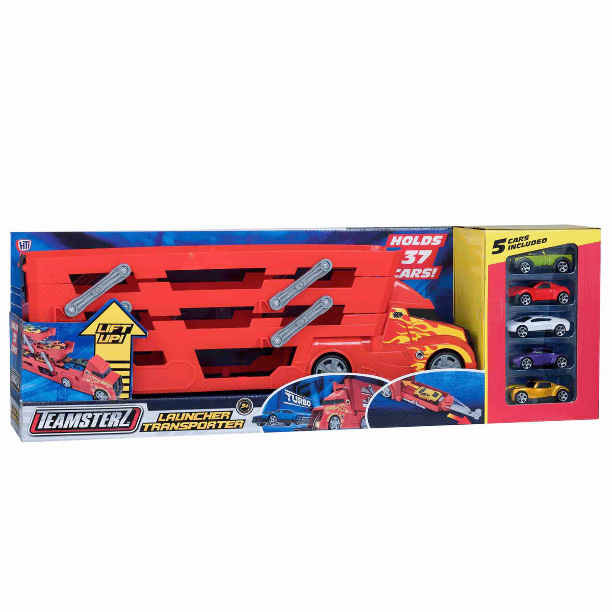 Teamsterz Metro City Launcher Transporter - Includes Five 3&quot; Die-Cast Cars Cars &amp; Transporters
