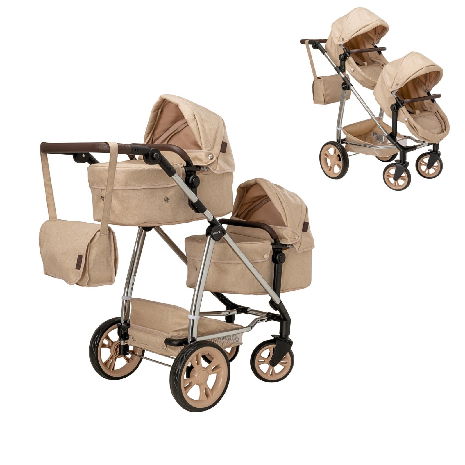 Celuna Premium Stone Twin Dolls Travel System - 9 Play Patterns
