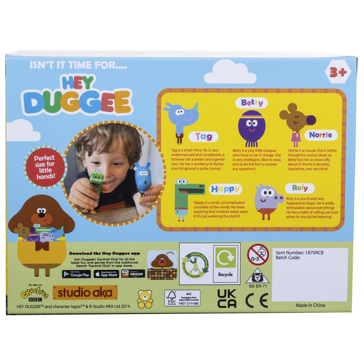 Hey Duggee Character Set