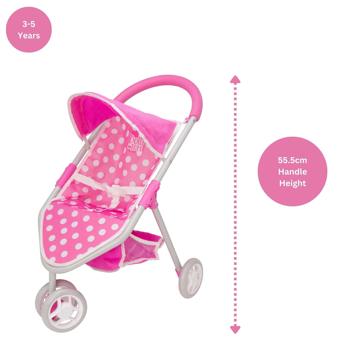Dolly Tots Jogger Dolls Pram Prams