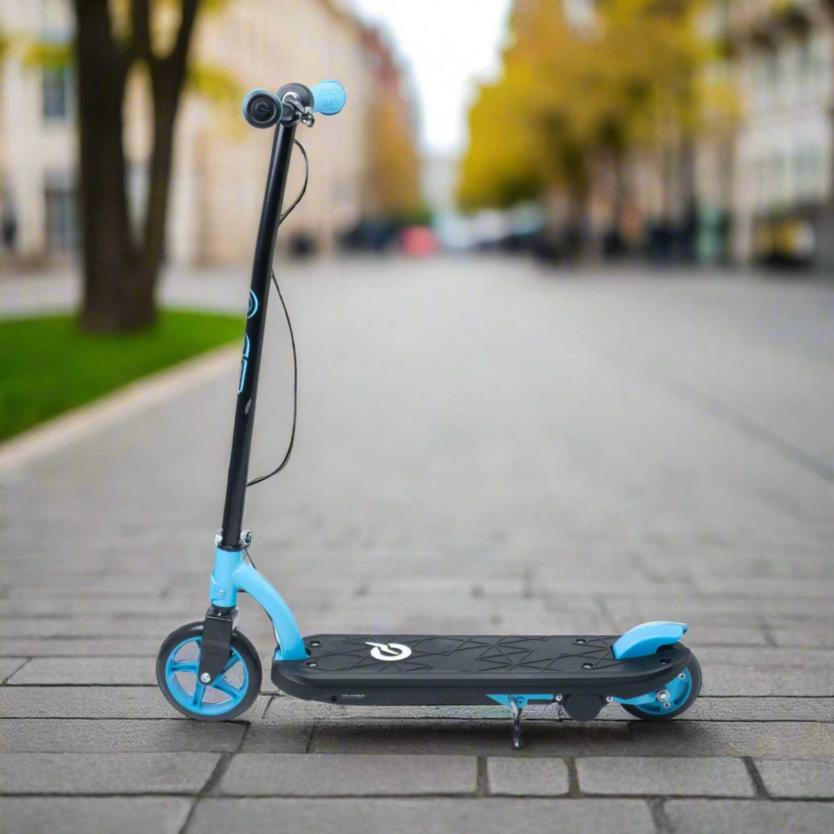 Stylish and sleek Evo Electric Scooter in Teal for kids aged 6 and up, perfect for fun and easy rides