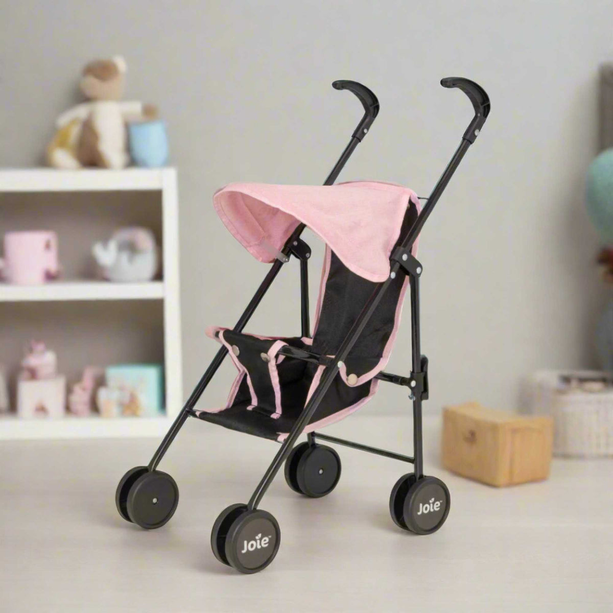 Joie Single Mini Pushchair - Black &amp; Pink Pushchairs