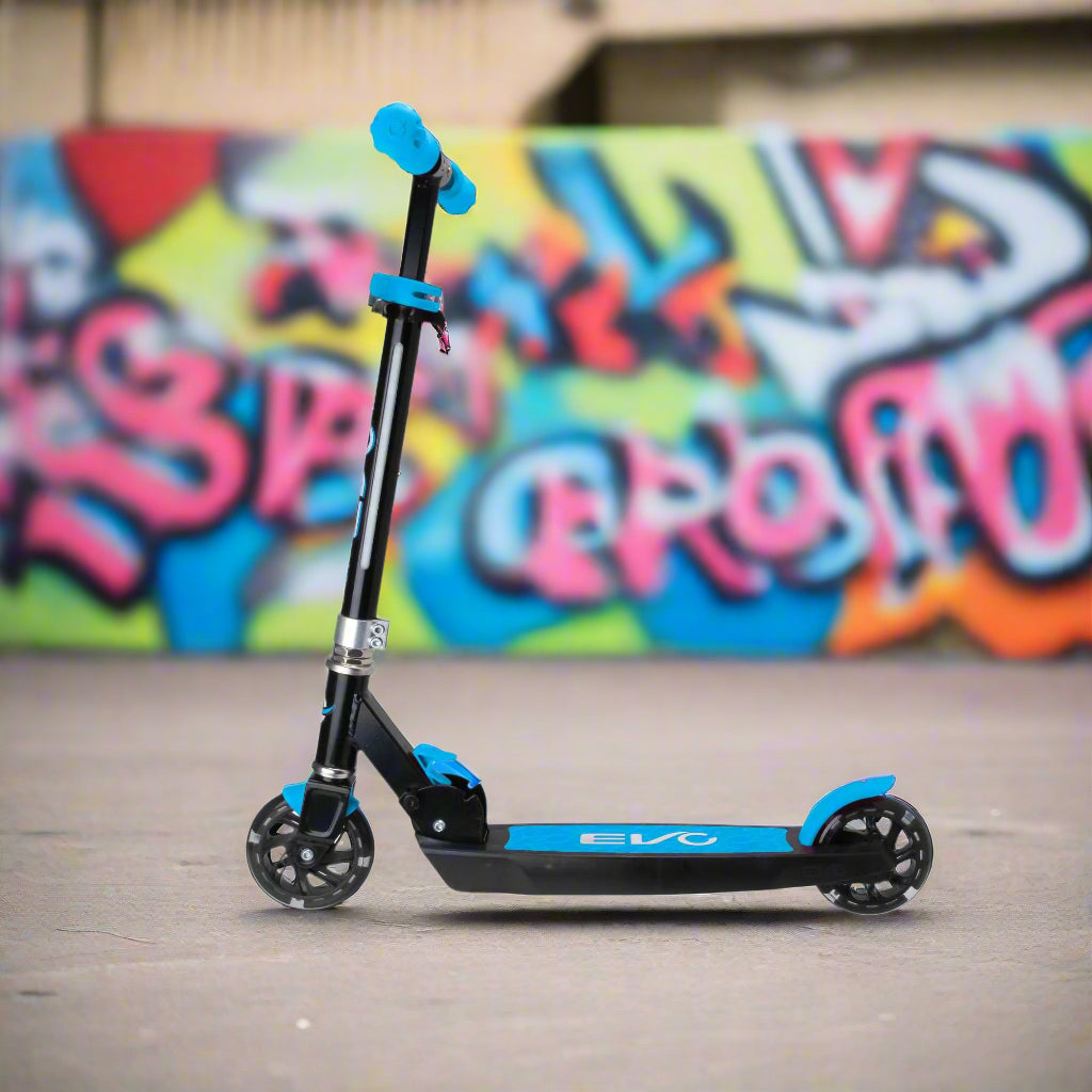 EVO Light Up Light Blast Scooter - Baby Blue Scooters