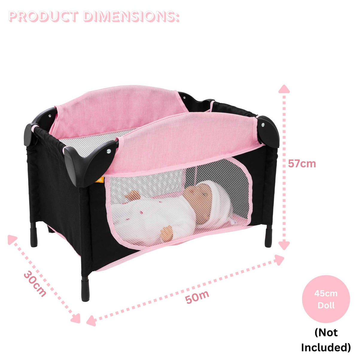 Joie Sleep &amp; Dream Dolls Travel Cot Dolls Accessories