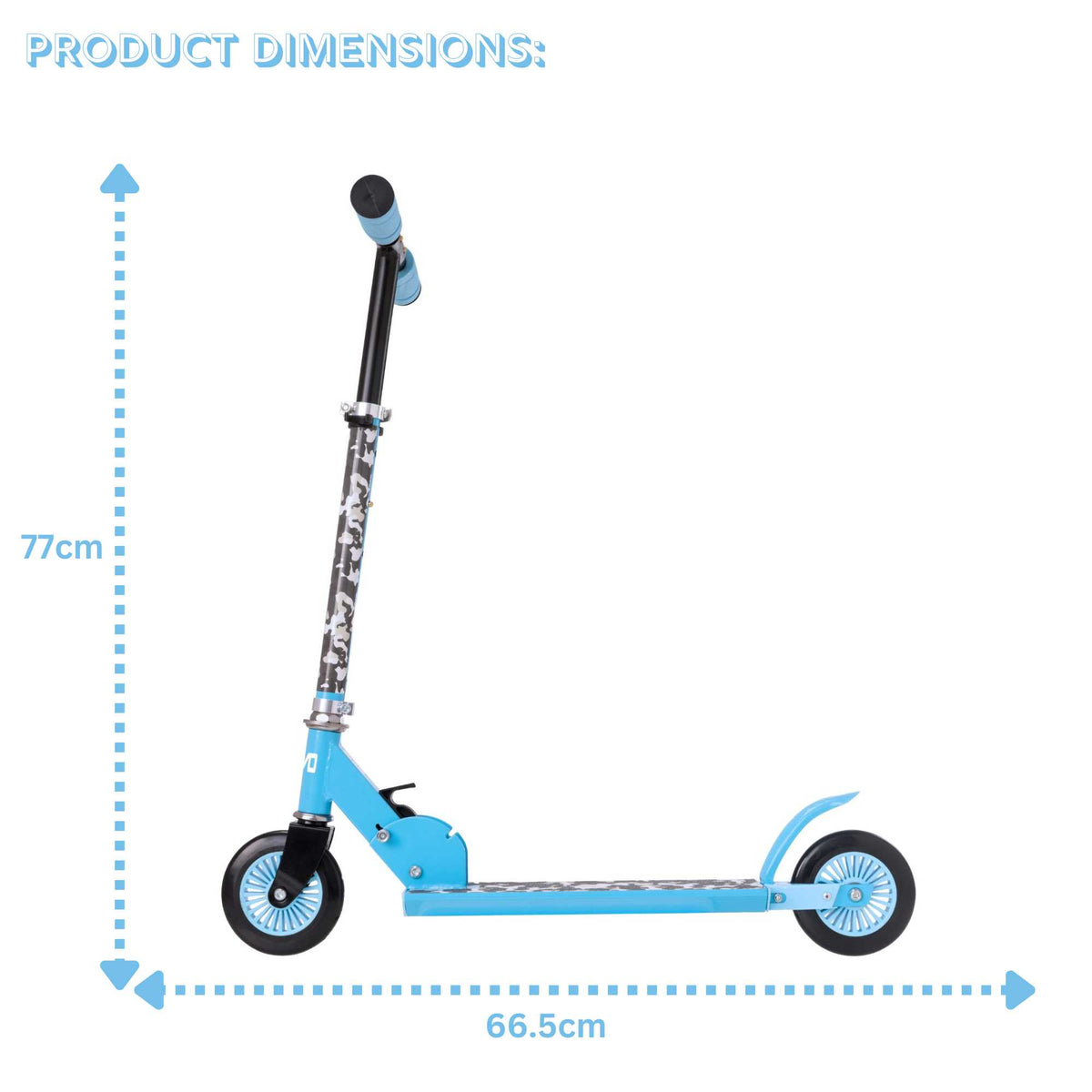 EVO Children&#39;s Inline Scooter for Kids Ages 5 and Up with Adjustable Handlebar, perfect for enhancing motor skills and outdoor fun.