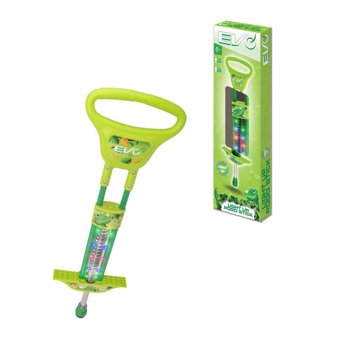 EVO Light-Up Pogo Stick - Dino Garden Toys &amp; Games
