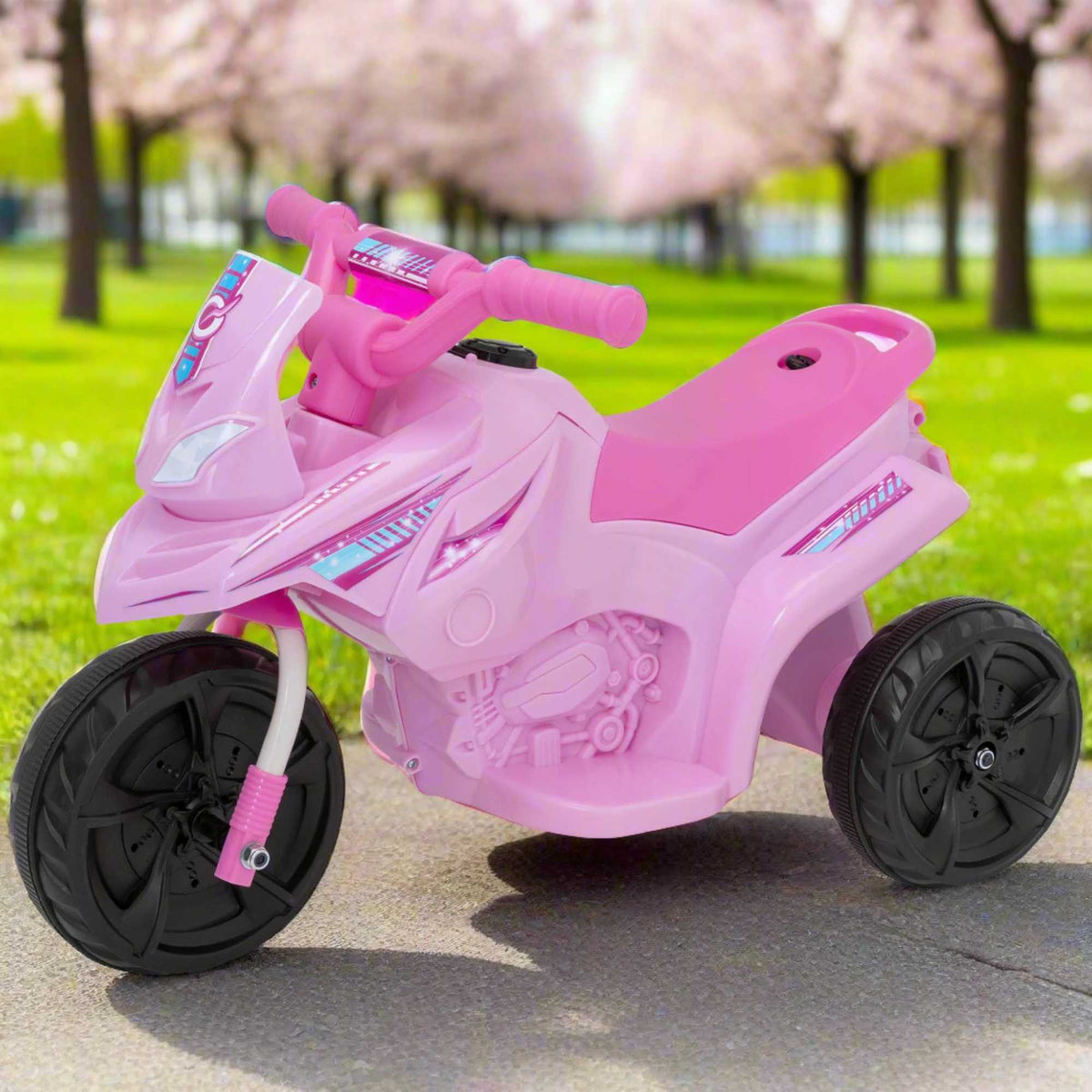 Evo 6V Kids Electric Ride-On Shimmer Trike Racer Bike Electric Ride Ons
