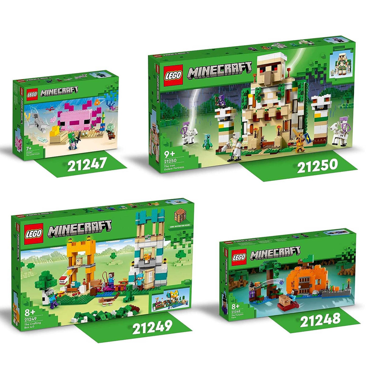 LEGO Minecraft 21247 The Axolotl House Underwater Set