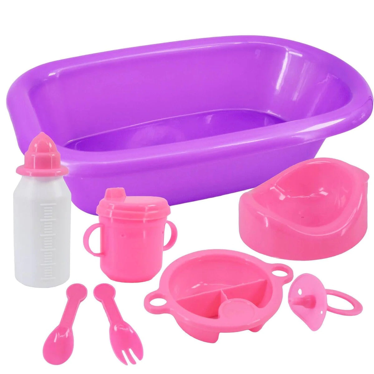 8 Piece Baby Doll Bath Set