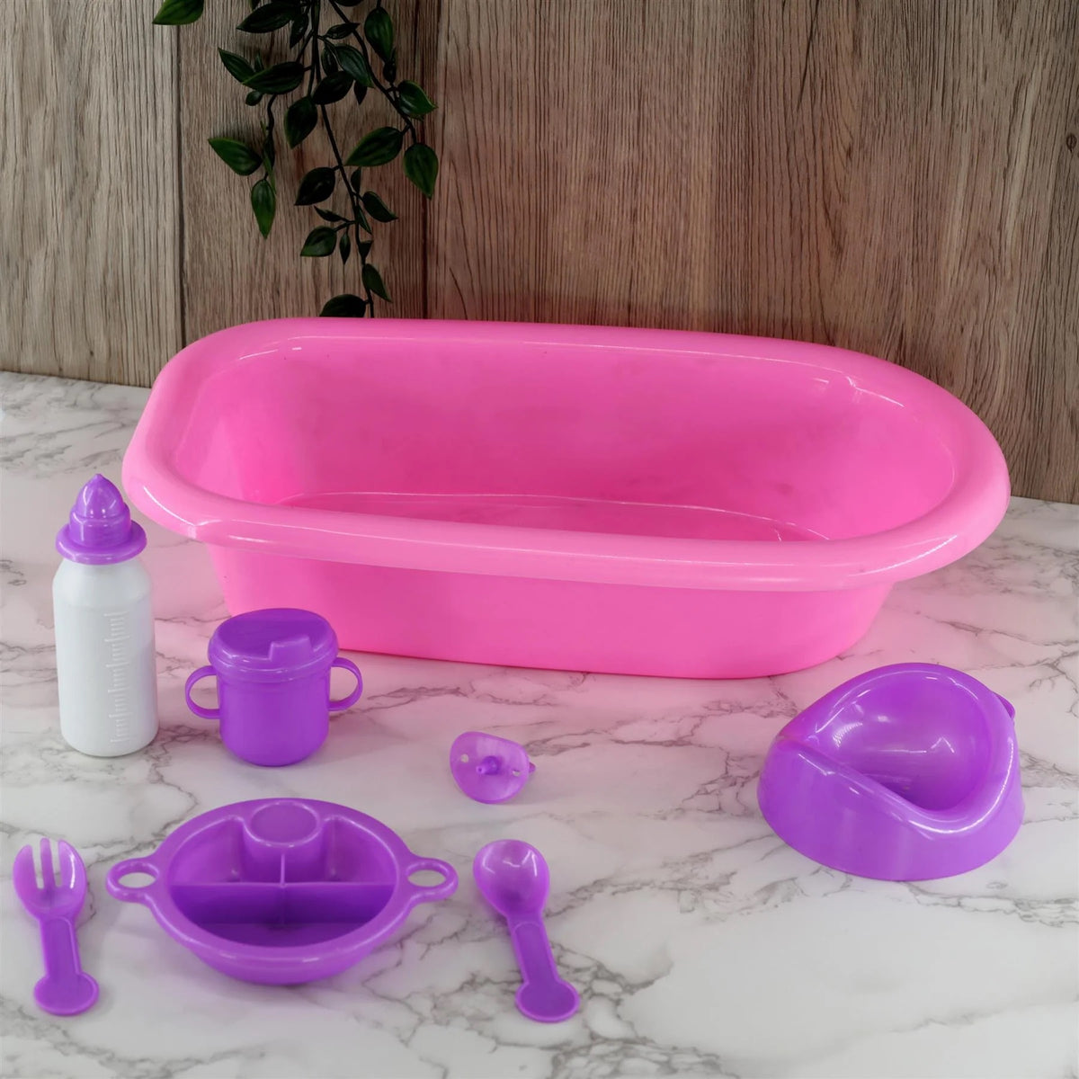 8 Piece Baby Doll Bath Set