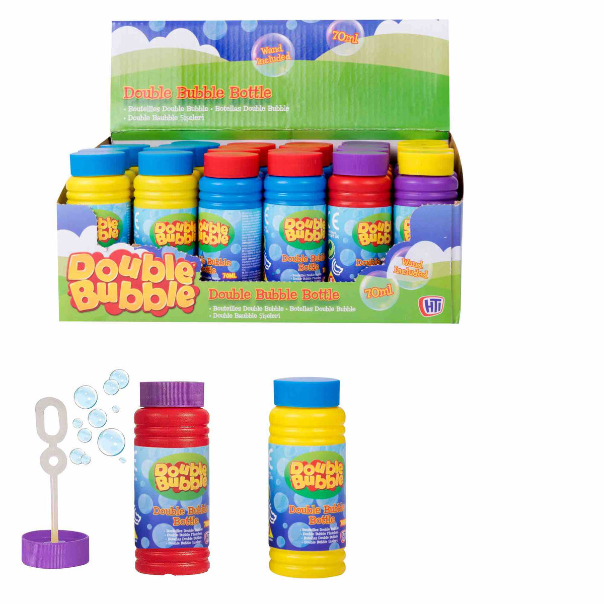 Bubble Solution With Wands | 24 Pack