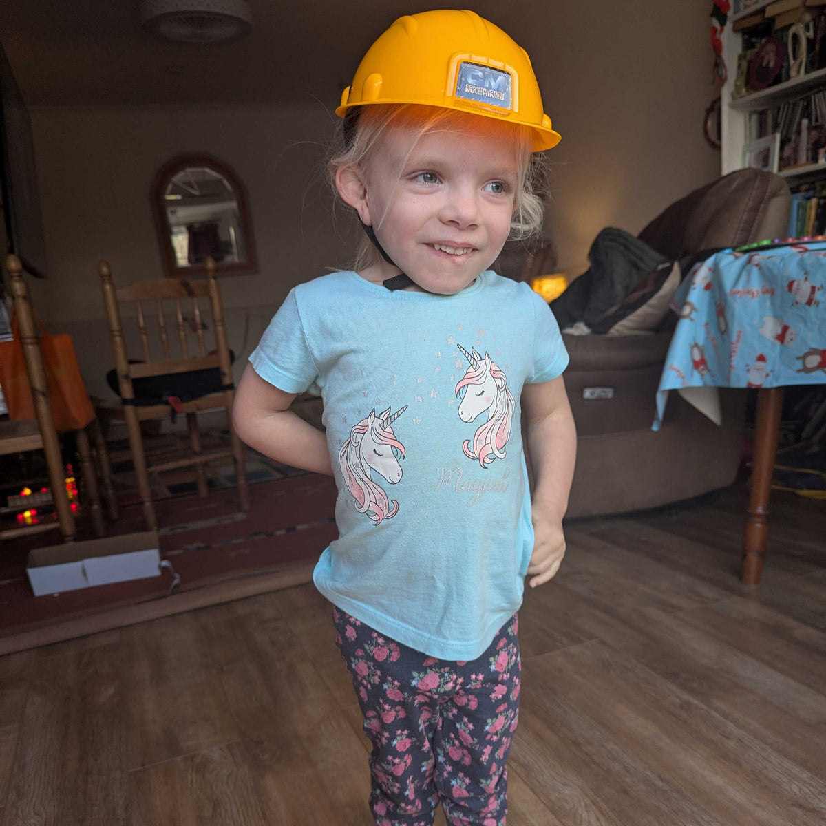 Childrens Yellow Hard Construction Helmet