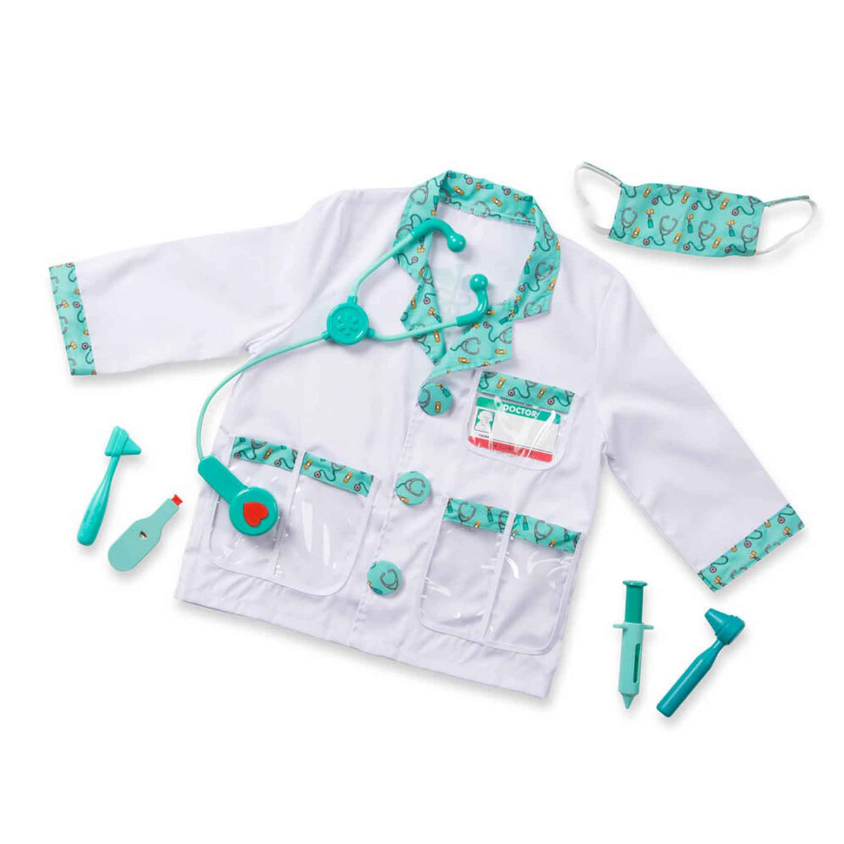 Melissa and Doug Doctor Costume Dress Up Role Play Set