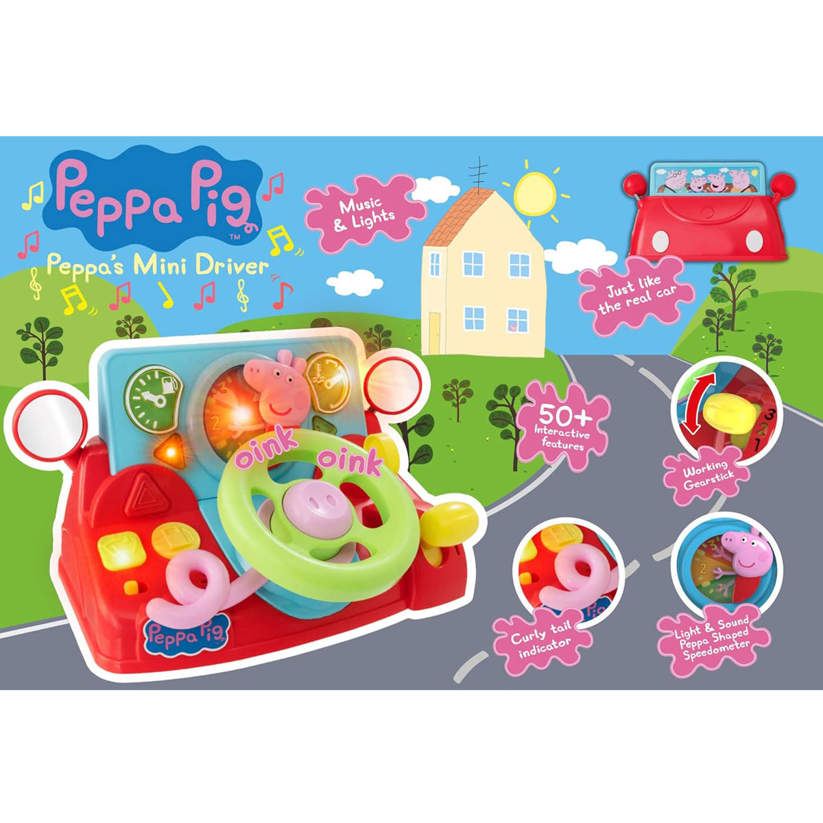 Peppa Pig Electronic Mini Driver Kitchens &amp; Household