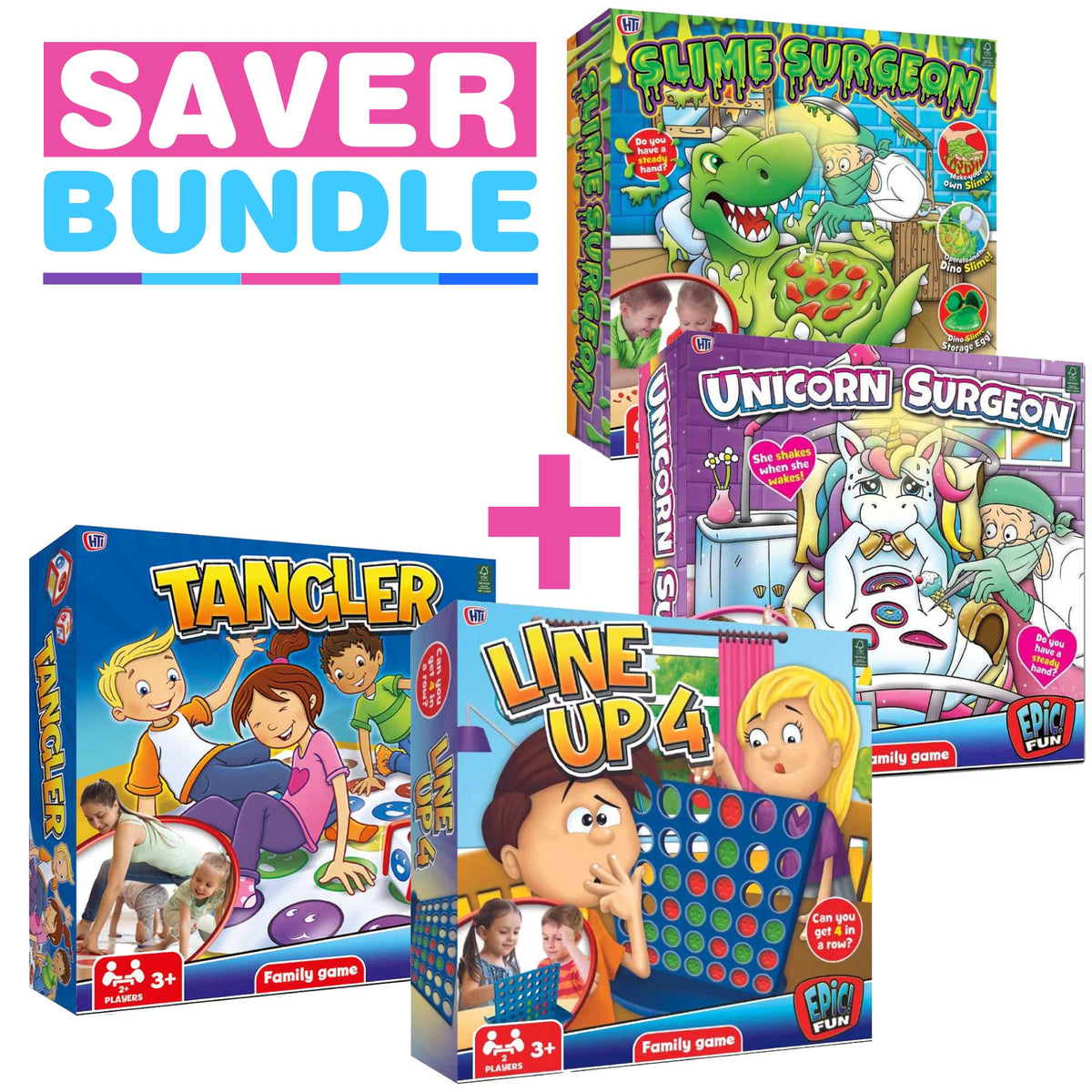 4 Family Games Bundle