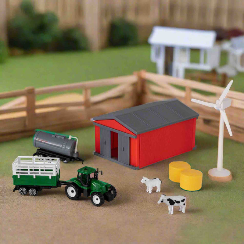 Country Life Farmyard Playset - Includes 13 Pieces