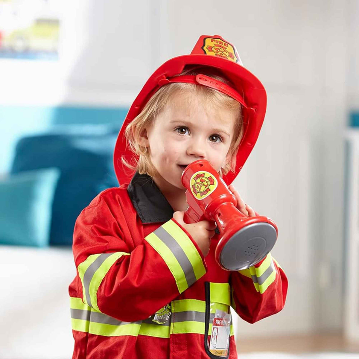 Melissa &amp; Doug Fire Chief Children&#39;s Costume, 3-6 years