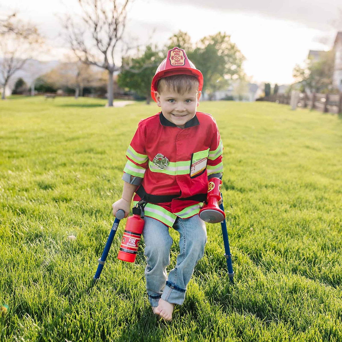 Melissa &amp; Doug Fire Chief Children&#39;s Costume, 3-6 years