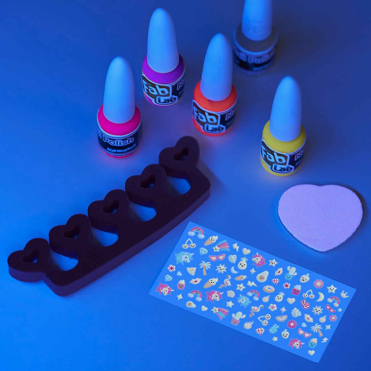 FabLab Glow in the Dark Nail Art