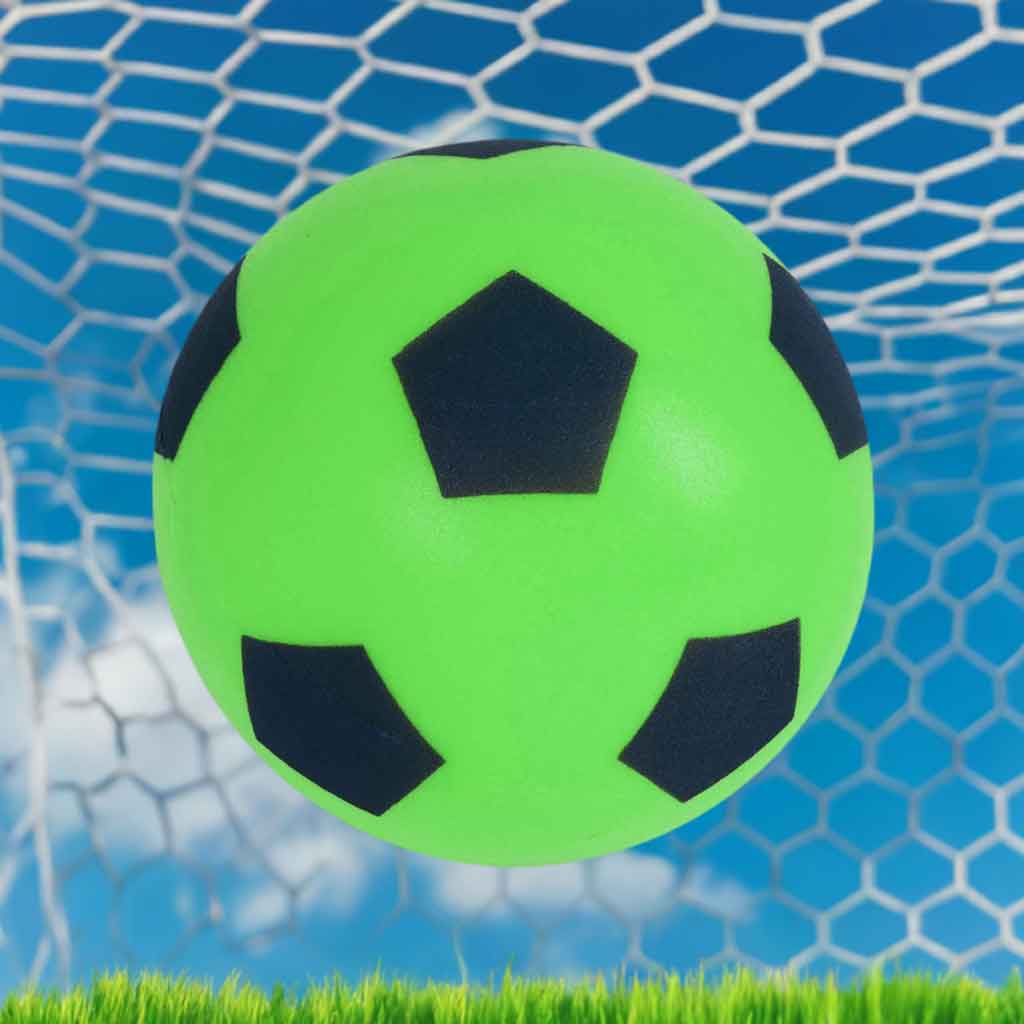 Foam Football Pack Of 12 - Green (19.4cm) Footballs
