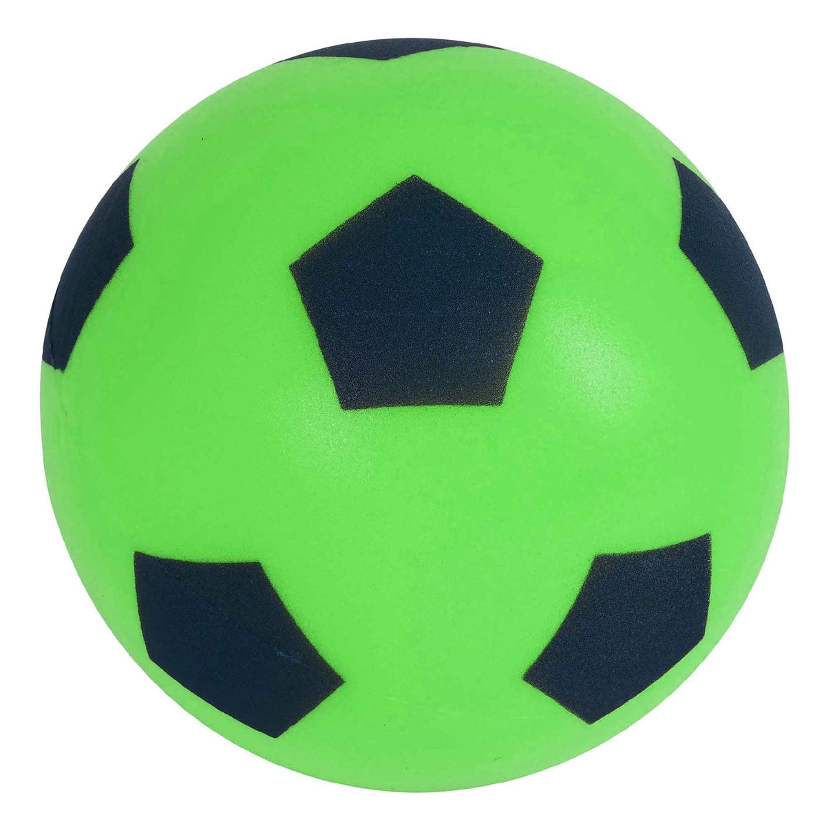 Foam Football Pack Of 12 - Green (19.4cm) Footballs