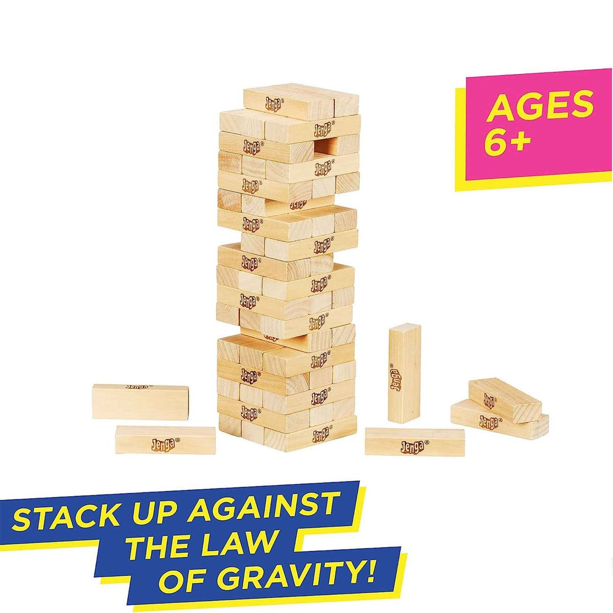 Jenga Classic Stacking Game