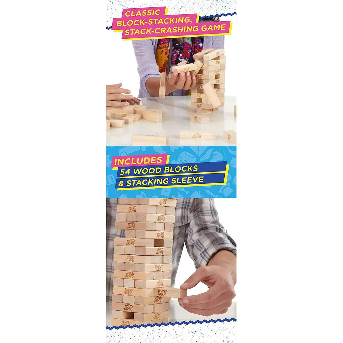 Jenga Classic Stacking Game