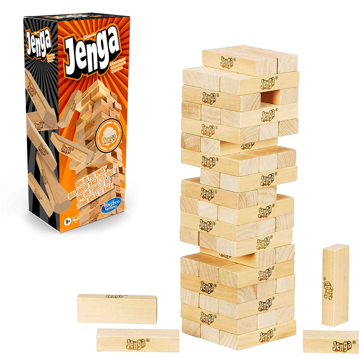 Jenga Classic Stacking Game