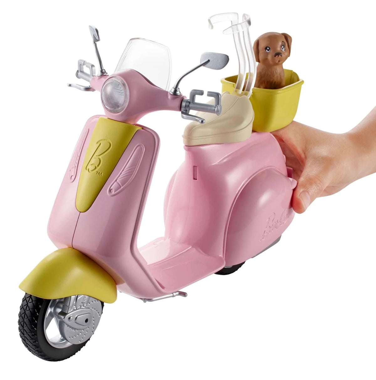 Barbie Moped, Scooter Toy with Puppy