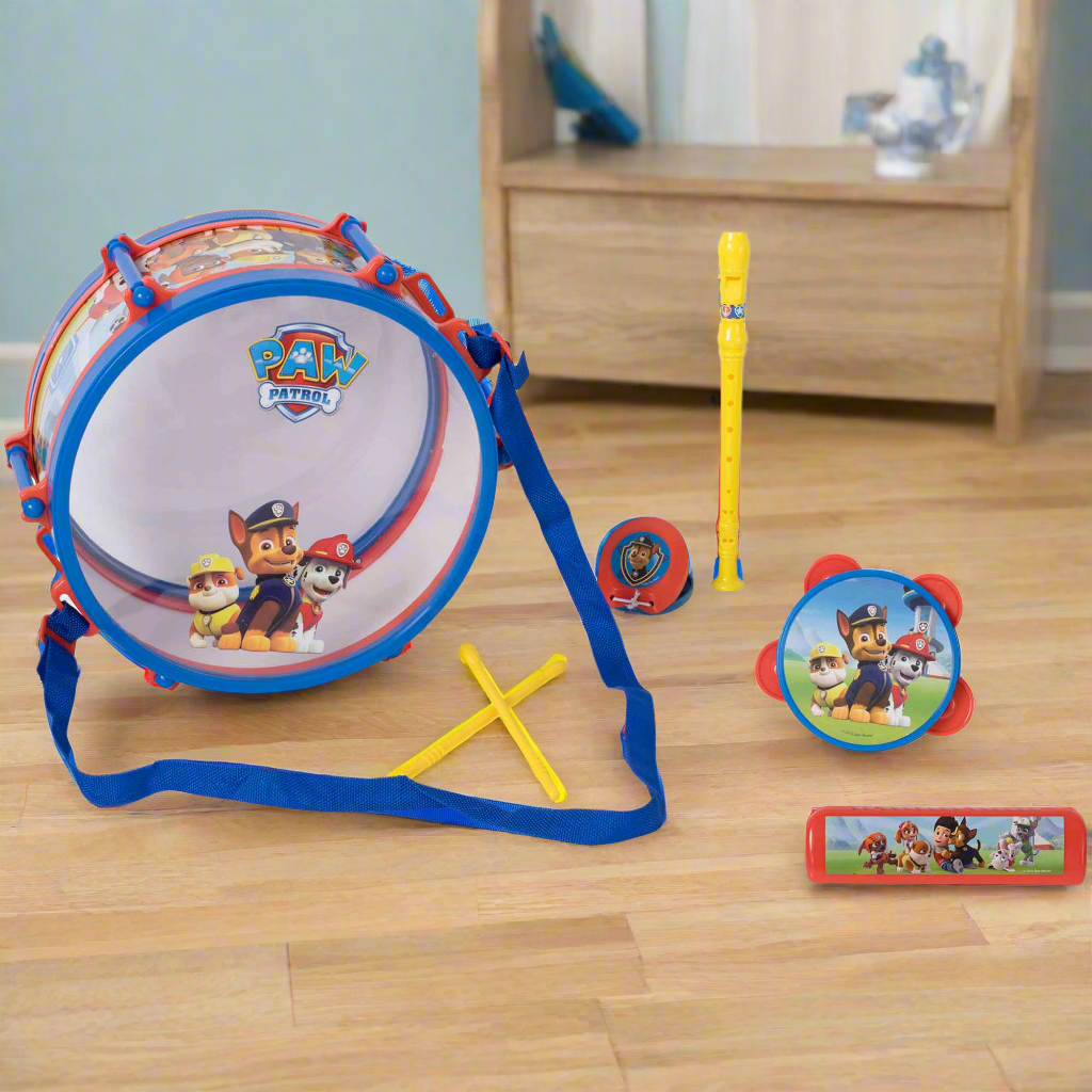Paw Patrol Pack Away Drum Set Musical Toys