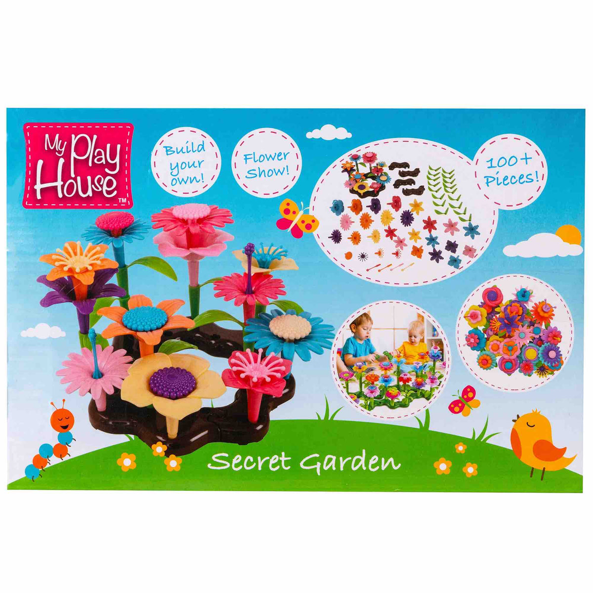 My Play House Build Your Own Secret Garden | 100+ Pieces Craft Kits