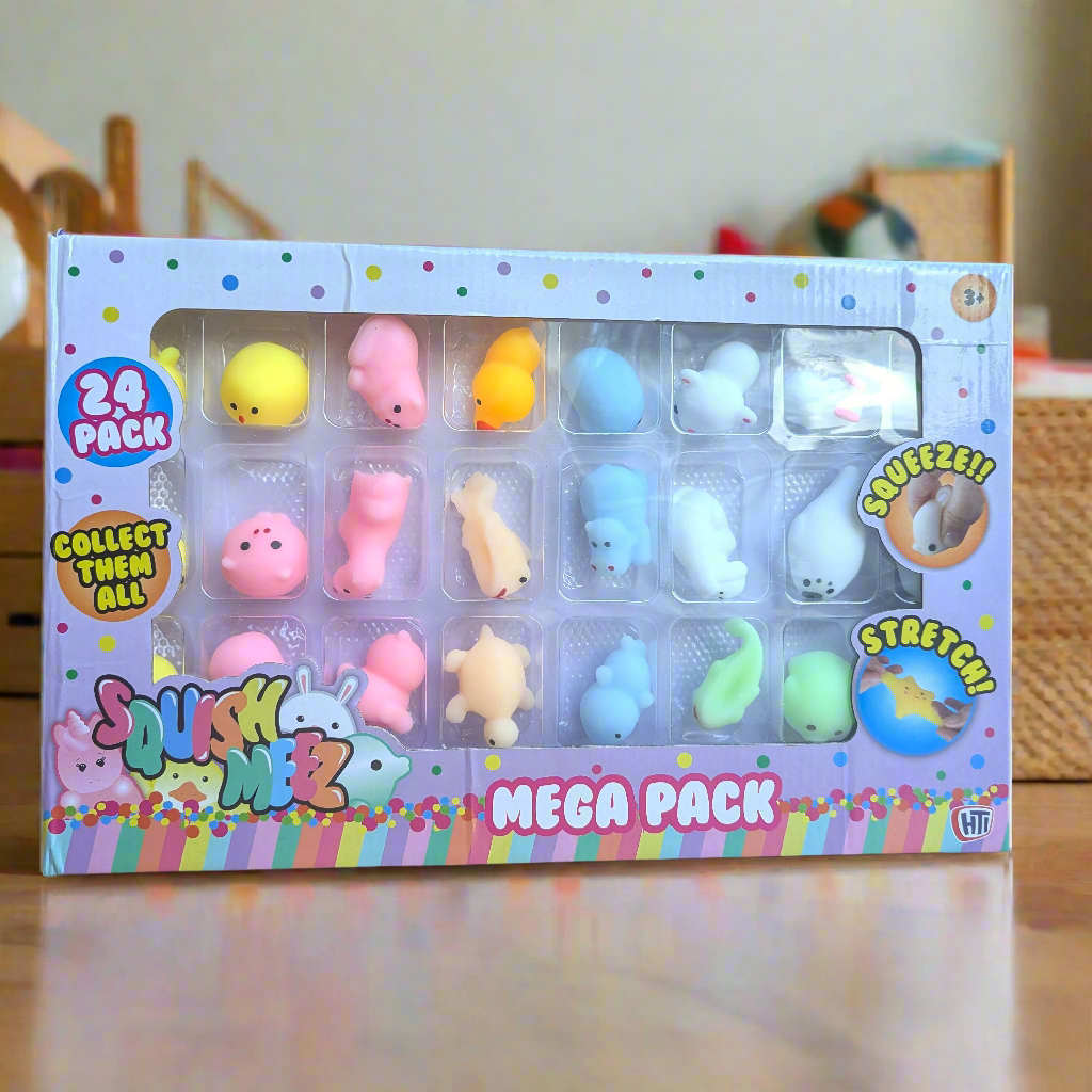 Squish-Meez Mochi Madness Sensory Fidget Toys - 24 Pack Sensory Toys