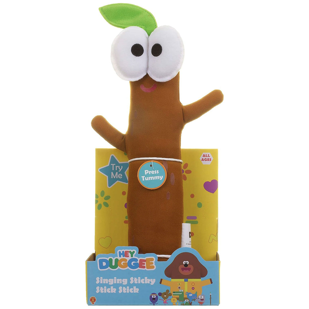 Hey Duggee Singing Sticky Stick Soft Toy