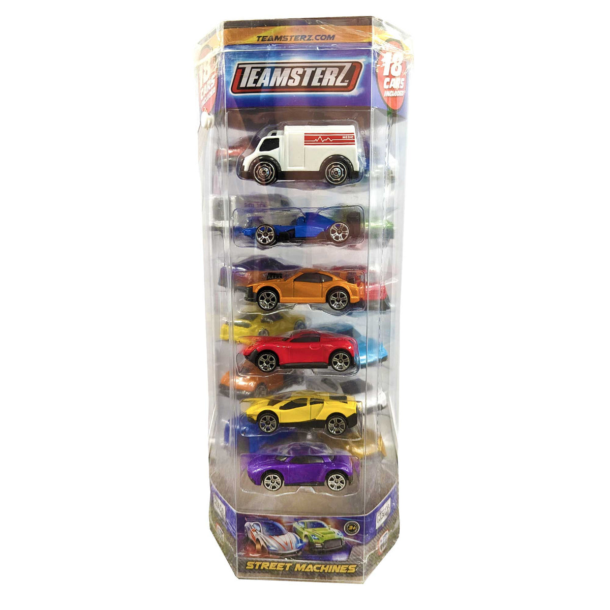 Teamsterz Street Machine Toy Car Multipack | 18 Included