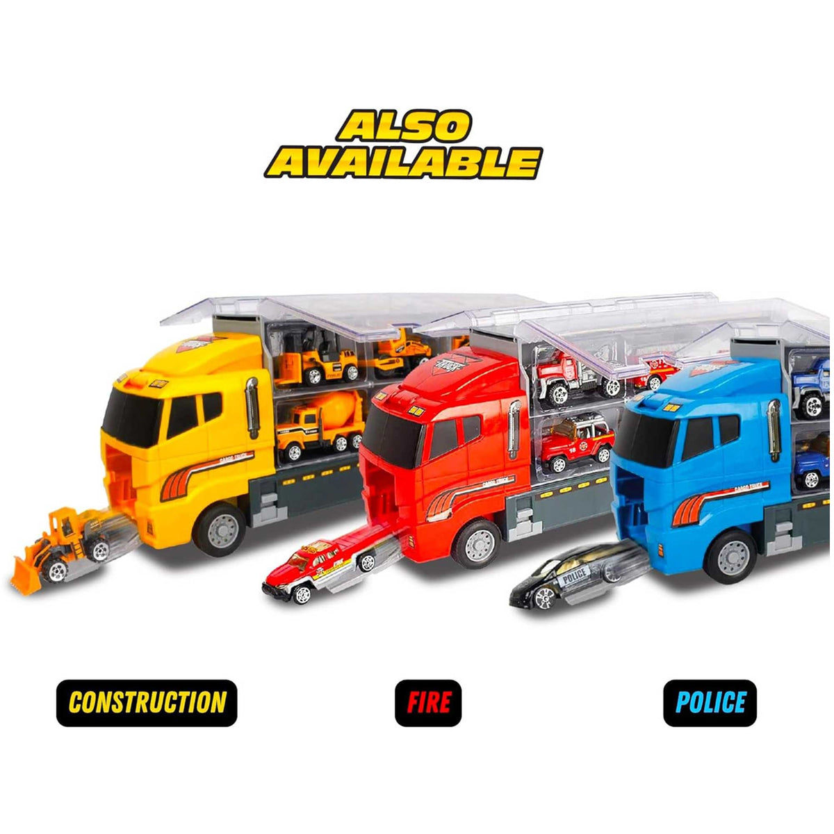 Teamsterz Fire Service Transporter Toy Truck Playset